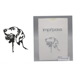 Stickdatei - Weimaraner Silhouette